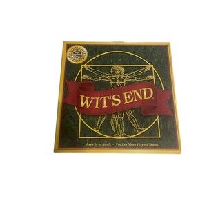 Wit’s End Board Game Challenge Your Mind Gold Seal Excellence - Good Condition